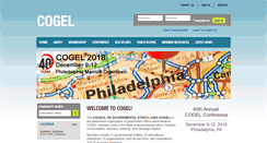 Desktop Screenshot of cogel.org