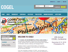 Tablet Screenshot of cogel.org